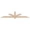Ekena Millwork Kennewick Smooth Timber Gable Bracket, Douglas Fir, 108"W x 22"H x 1 1/2"D x 5 1/2"F, 5/12 Pitch GBW108X22X0206KEN00SDF - alternate 1